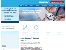 Tablet Screenshot of justindorseyplumbing.com